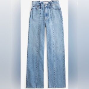 Abercrombie & Fitch 90s High Rise Relaxed Jeans - Center Seam